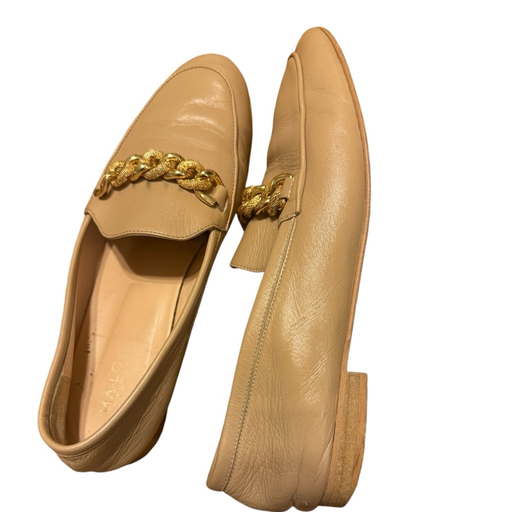 Malo Italy gently used soft leather loafers size40